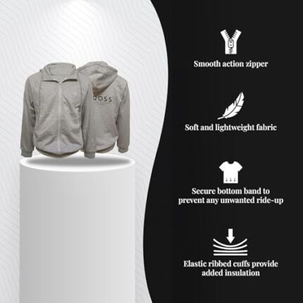AMBROSS Black Zip-Up Hoodie