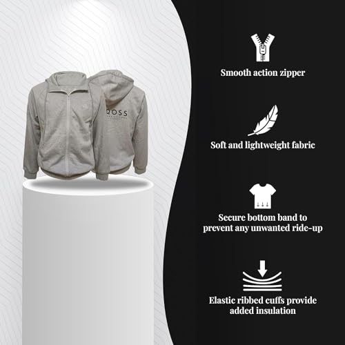 AMBROSS Black Zip-Up Hoodie